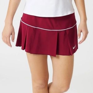 Women’s Nike Essential Victory Tennis Skirt w/ Shorts CJ1606-612 Cardinal Red XL